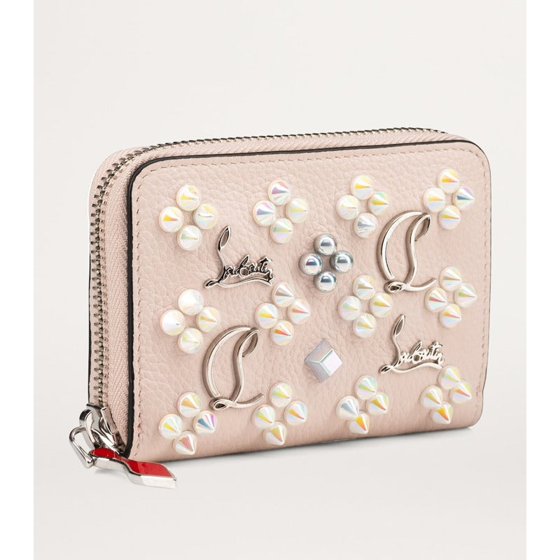 Bolsa Wallet Panettone Calf Embellished Coin Purse