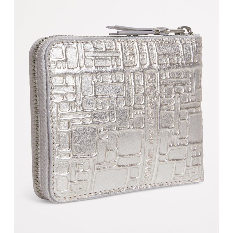 Bolsa Wallet Embossed Logo Zipped