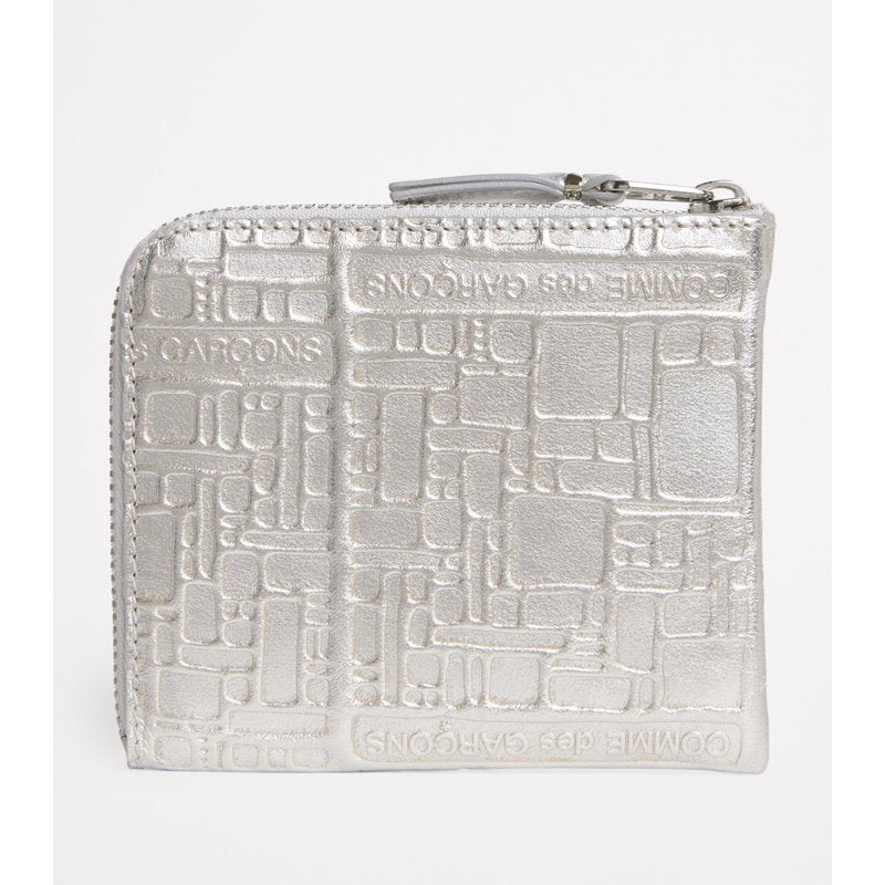 Bolsa Wallet Zipped Logo Embossed