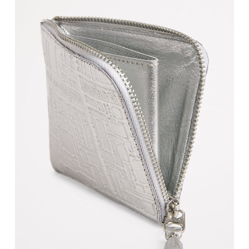 Bolsa Wallet Zipped Logo Embossed