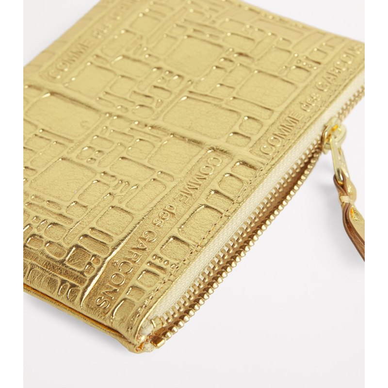 Bolsa Wallet Embossed Logo Zipped