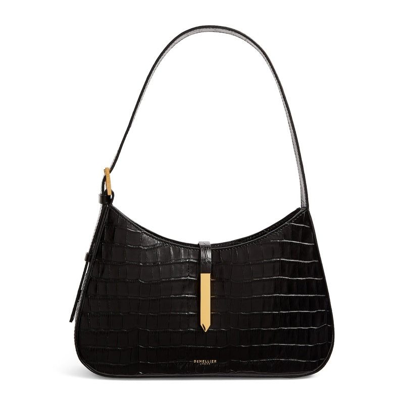 Bolsa Shoulder Croc-Effect Tokyo - Mercado de Luxo - O Maior E-Commerce de Bens, Produtos e Serviços de Luxo do Brasil.