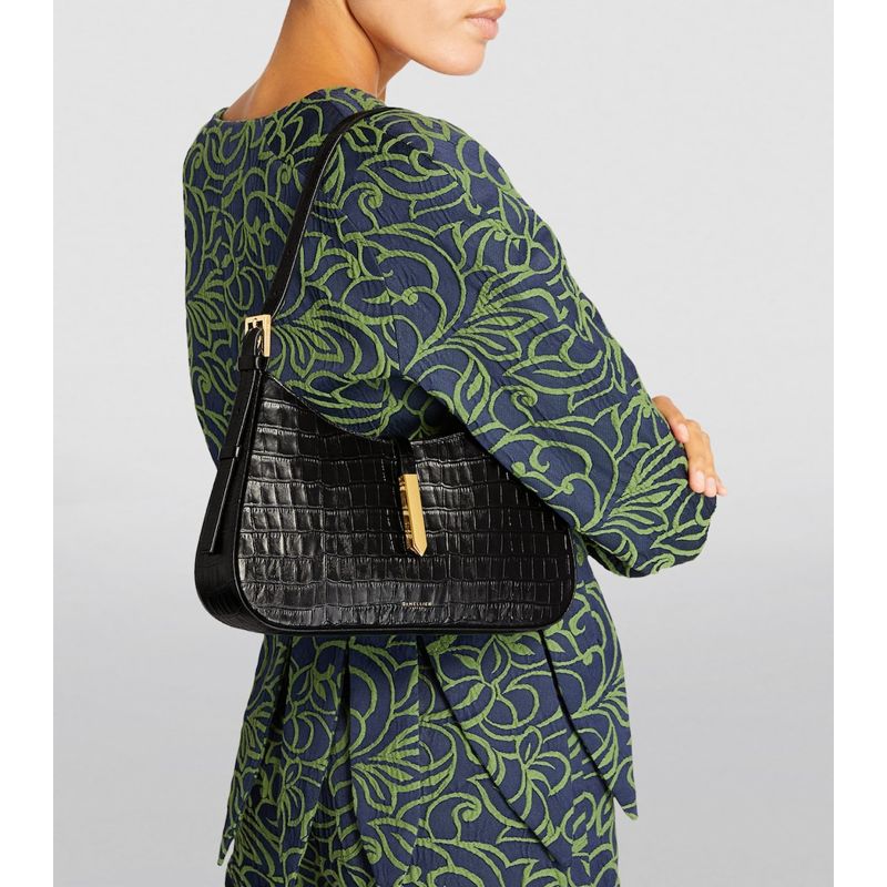 Bolsa Shoulder Croc-Effect Tokyo