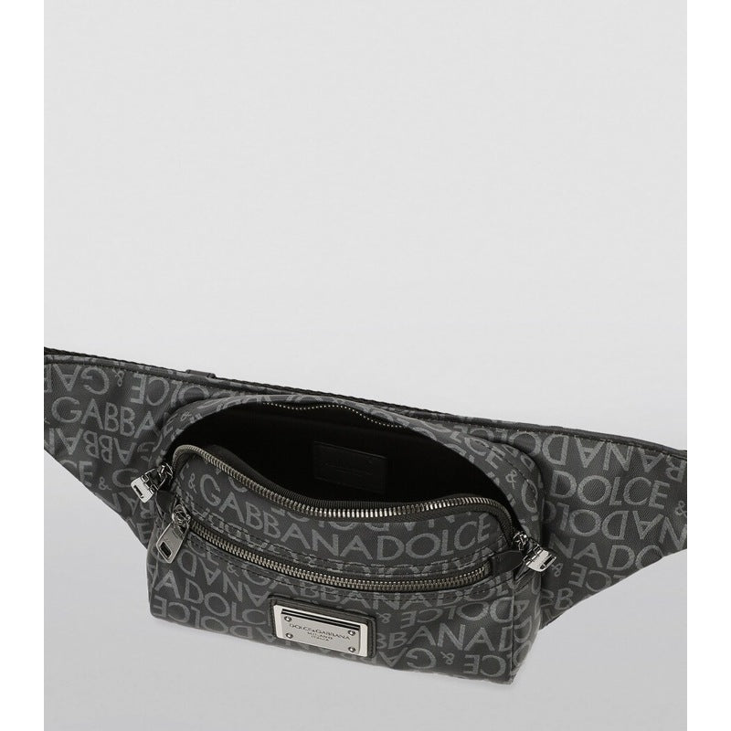 Bolsa Necessaire Jacquard Logo Print