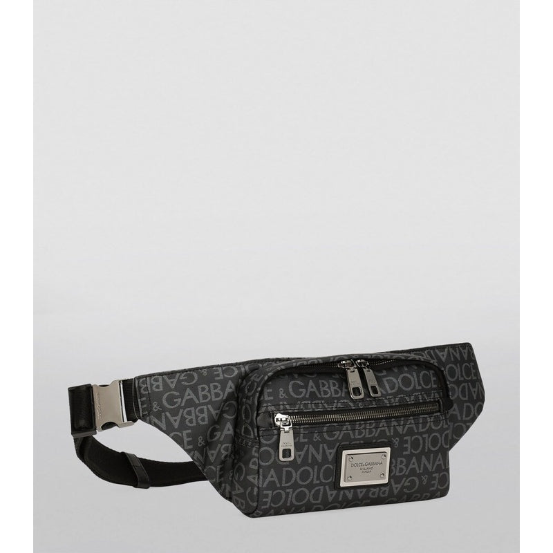 Bolsa Necessaire Jacquard Logo Print