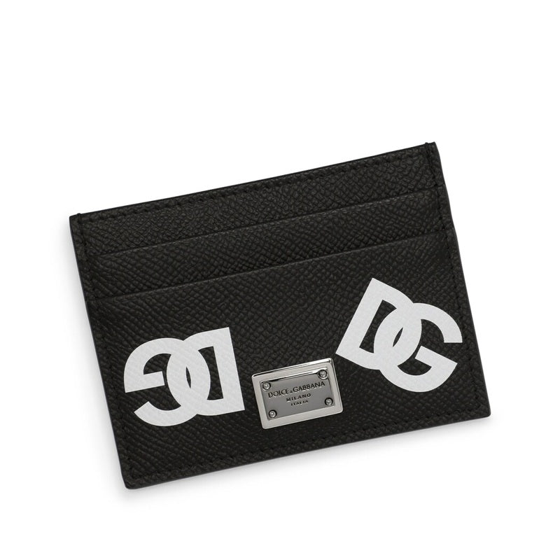 Bolsa Wallet Calfskin Logo