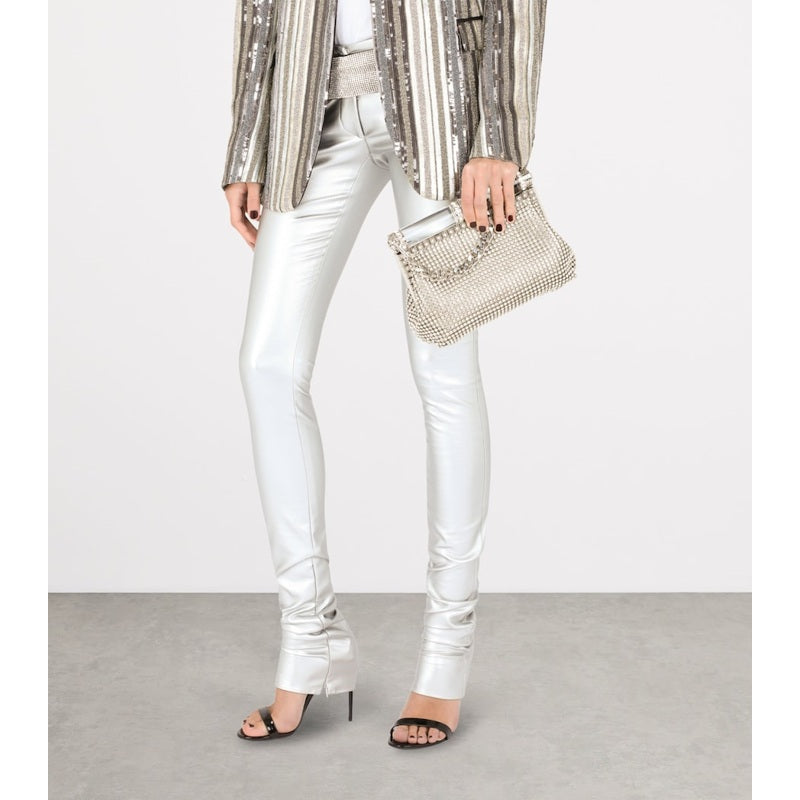 Bolsa Clutch Satin Embellished