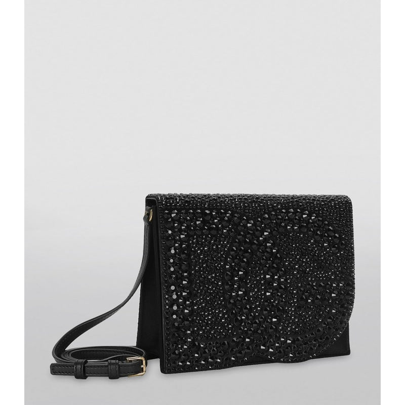 Bolsa Crossbody Embellished Logo