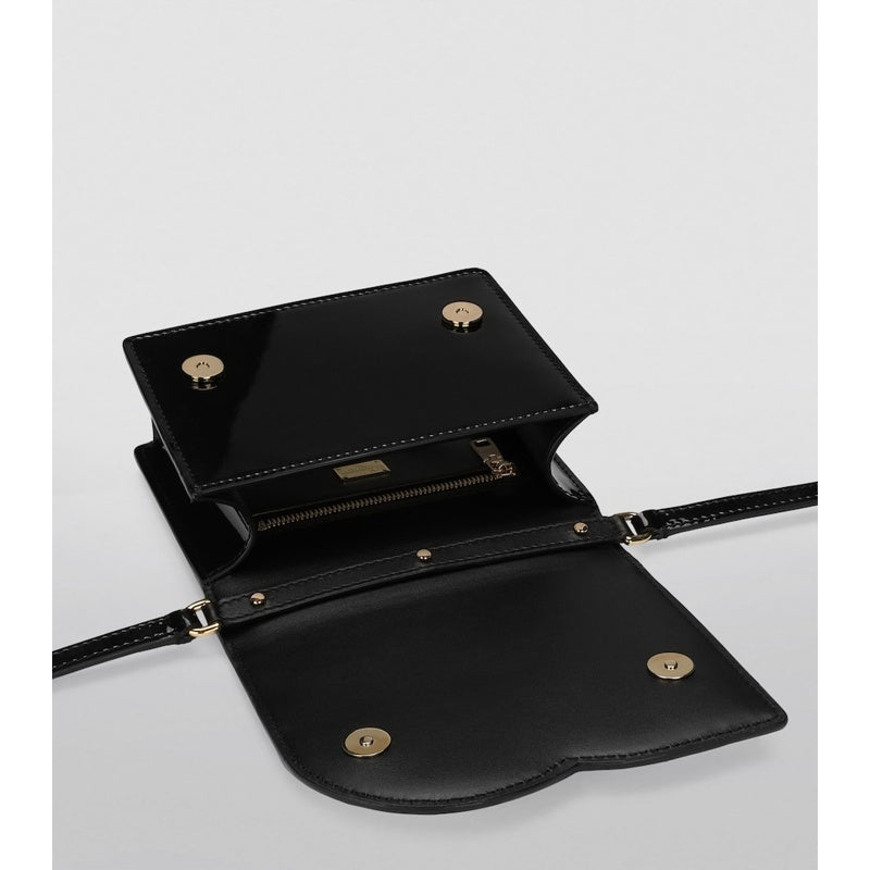 Bolsa Crossbody Small Patent Logo