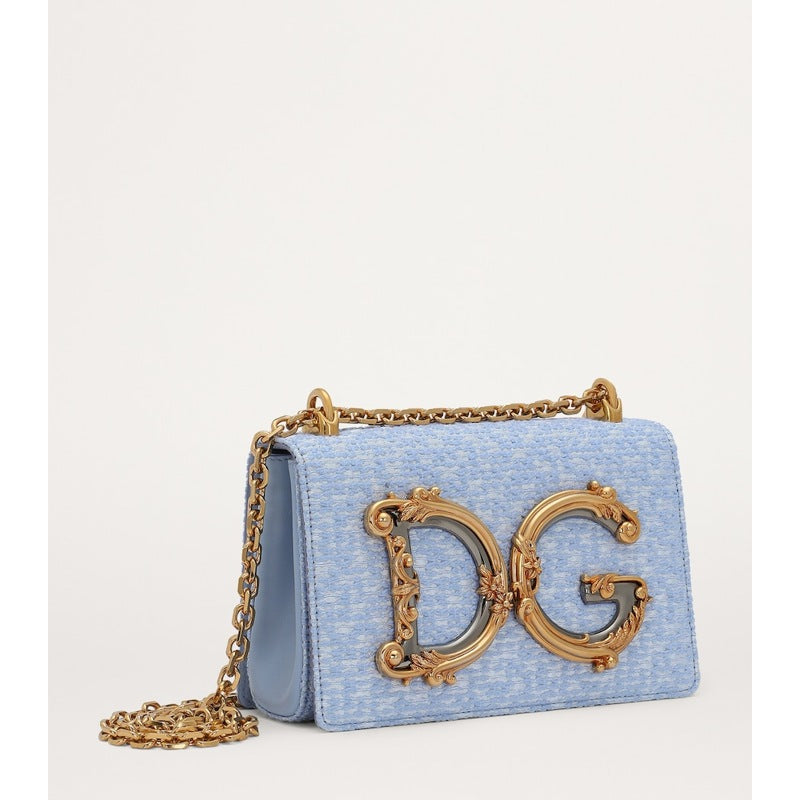 Bolsa Shoulder Medium Bouclé DG Girls