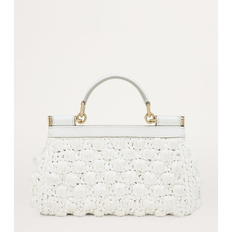 Bolsa Handle Small Raffia Sicily