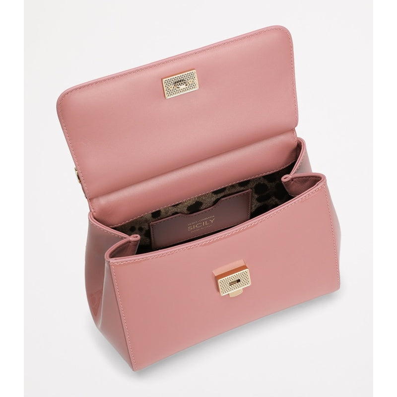 Bolsa Handle Medium Patent Calfskin Sicily
