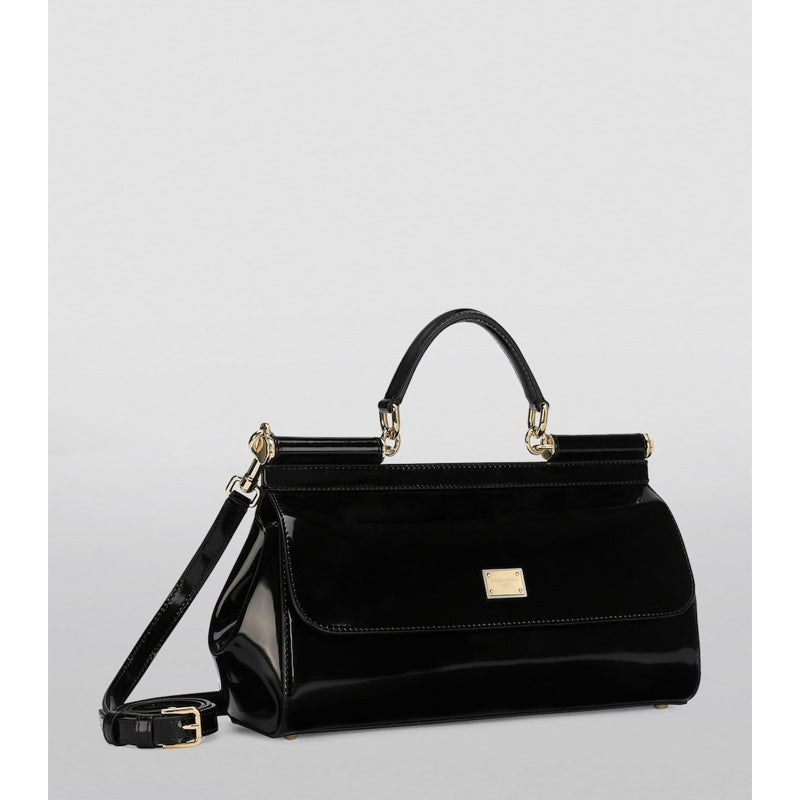Bolsa Handle Medium Patent Sicily