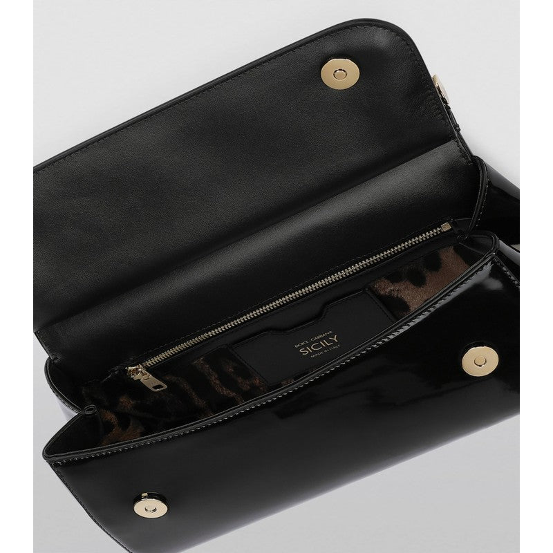 Bolsa Handle Medium Patent Sicily