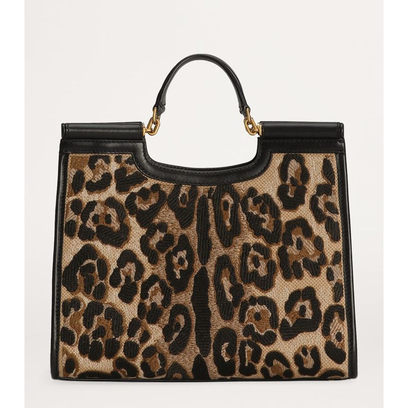 Bolsa Tote Small Leopard Print Sicily