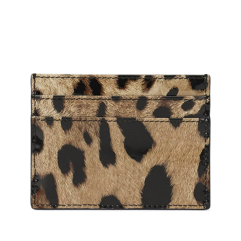 Bolsa Wallet Calfskin Leopard Print