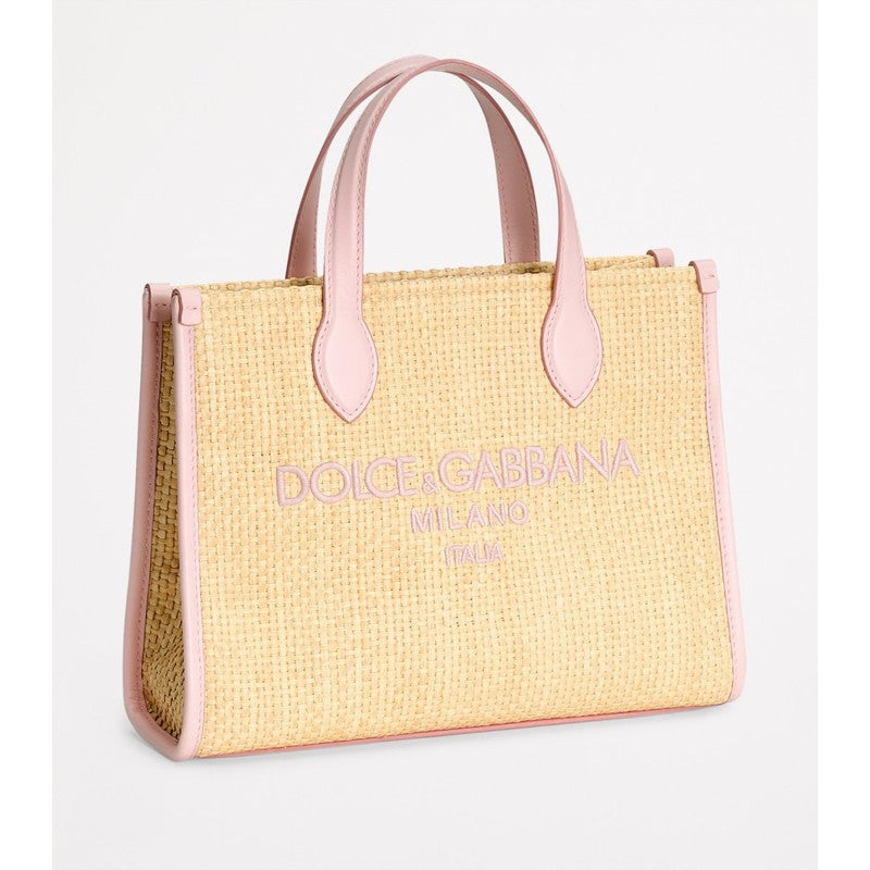 Bolsa Tote Straw Logo