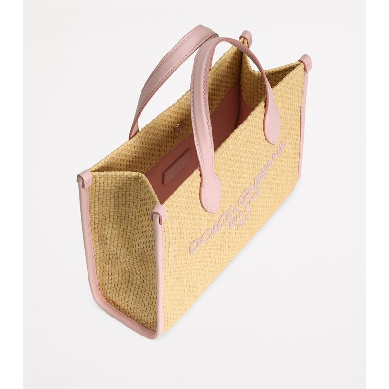 Bolsa Tote Straw Logo