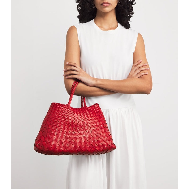 Bolsa Tote Small Woven Santa Croce