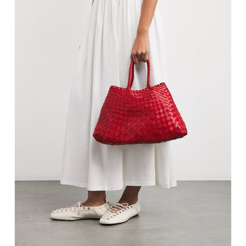 Bolsa Tote Small Woven Santa Croce