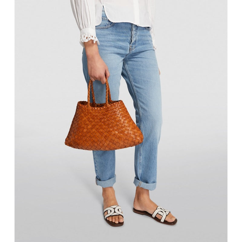 Bolsa Tote Small Woven Santa Croce