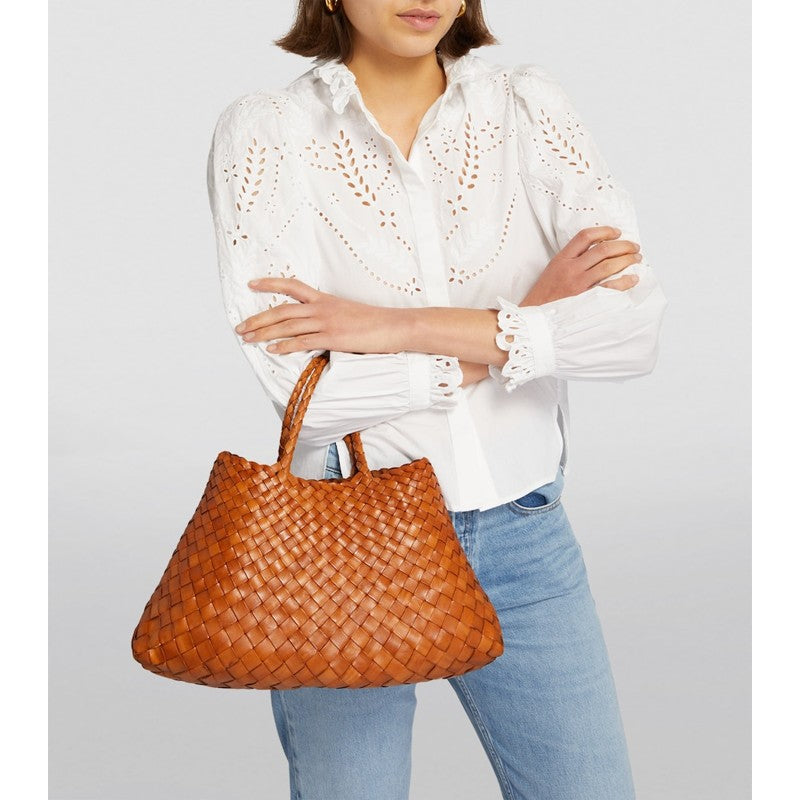 Bolsa Tote Small Woven Santa Croce