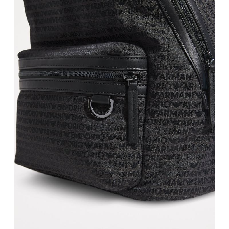 Bolsa Mochila Jacquard Logo