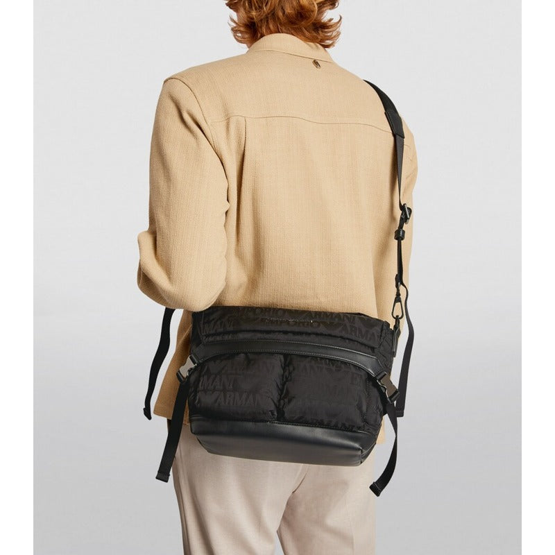 Bolsa Crossbody Logo Jacquard