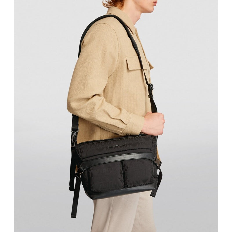 Bolsa Crossbody Logo Jacquard