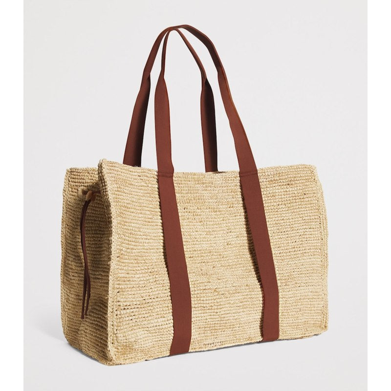 Bolsa Tote Raffia Voyageur