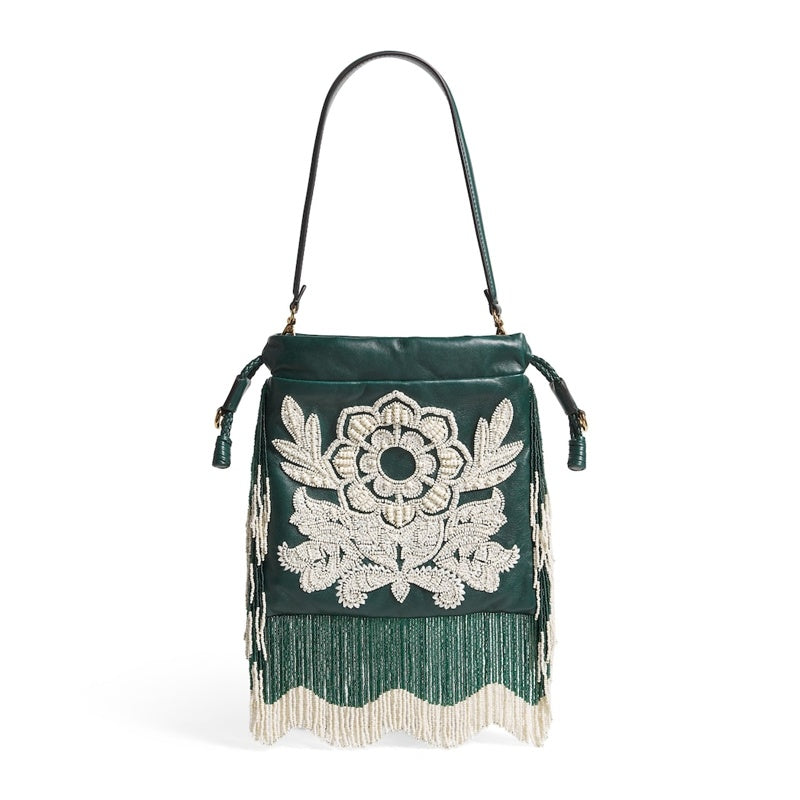 Bolsa Shoulder Fringed Embellished - Mercado de Luxo - O Maior E-Commerce de Bens, Produtos e Serviços de Luxo do Brasil.