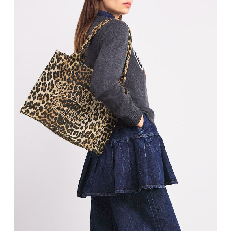 Bolsa Tote Large Leopard Easy