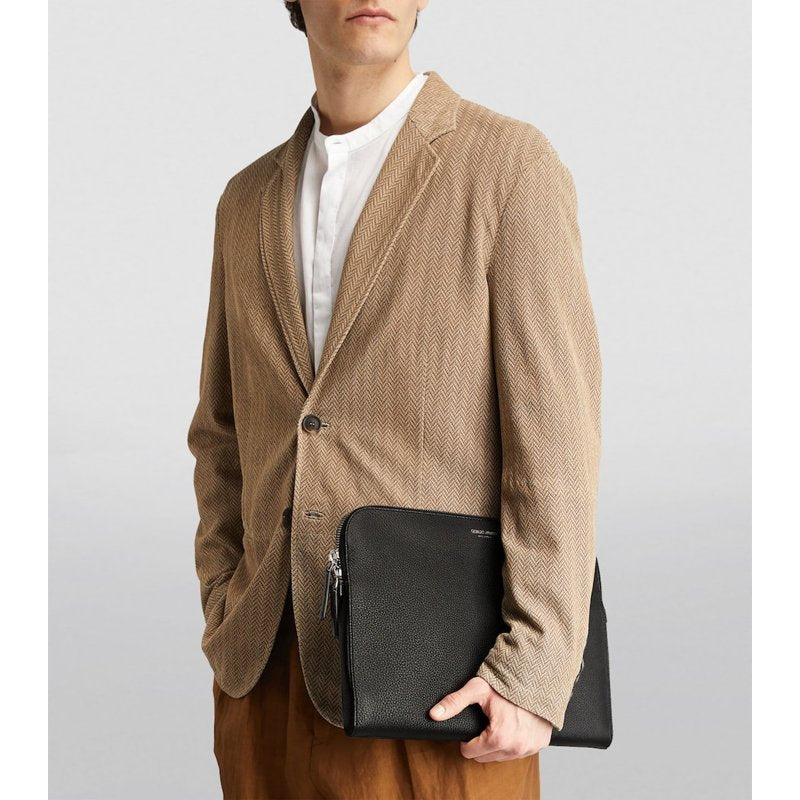 Bolsa Messenger Calfskin Laptop Case