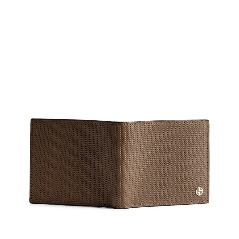 Bolsa Wallet Wave-Embossed Bifold