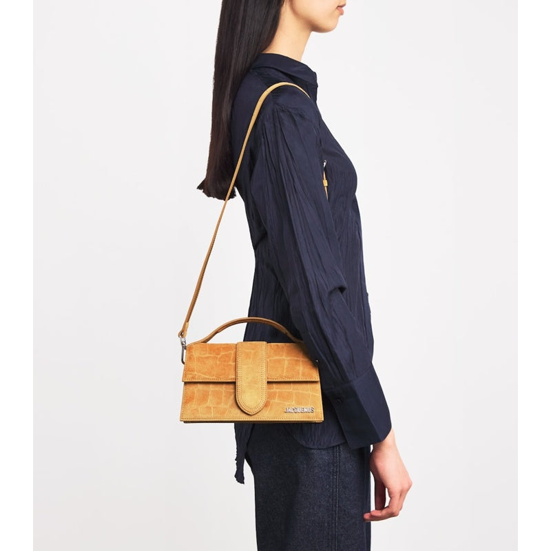 Bolsa Handle Suede Le Grand Bambino