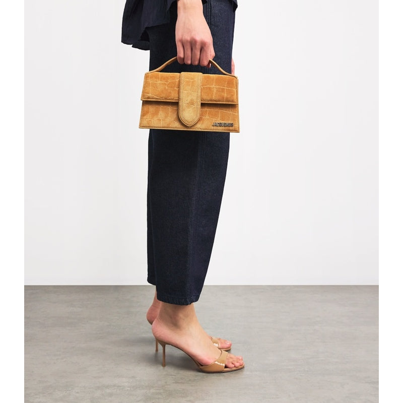 Bolsa Handle Suede Le Grand Bambino