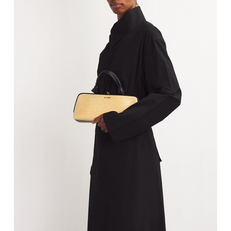 Bolsa Shoulder Small Raffia Goji