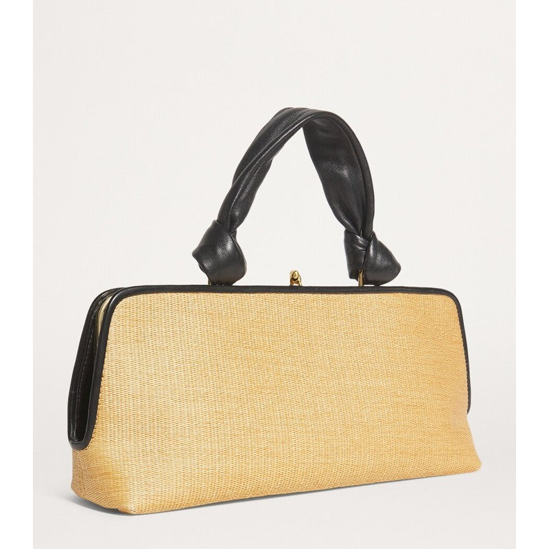 Bolsa Shoulder Small Raffia Goji