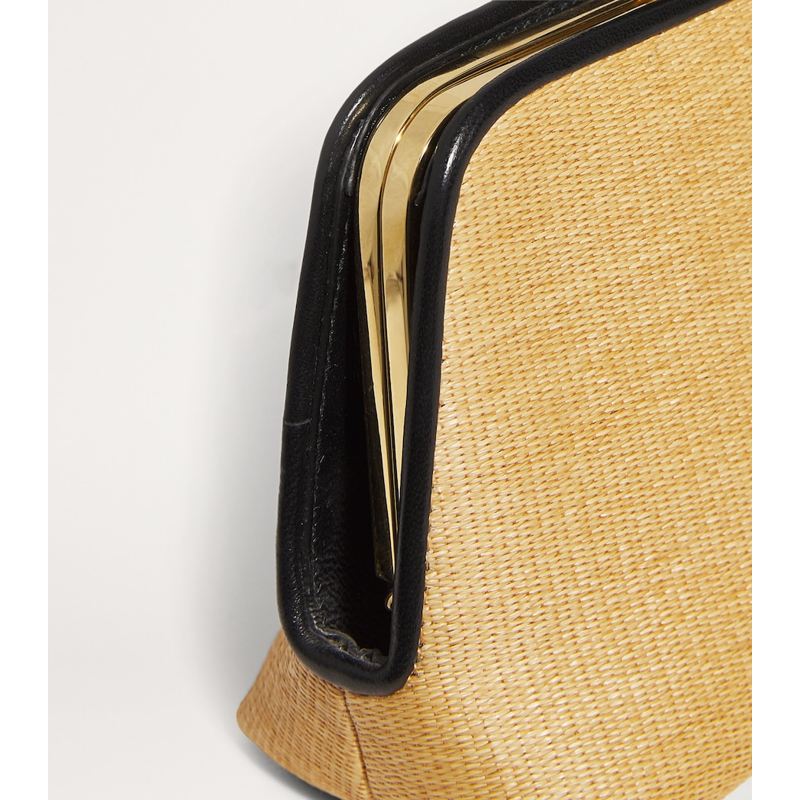 Bolsa Shoulder Small Raffia Goji