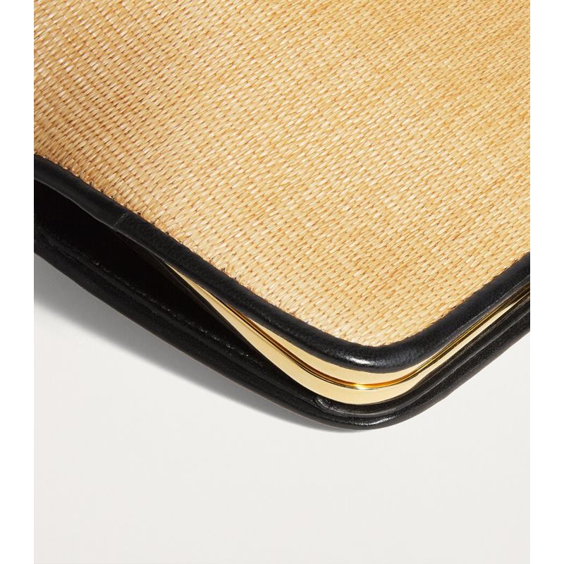 Bolsa Shoulder Small Raffia Goji