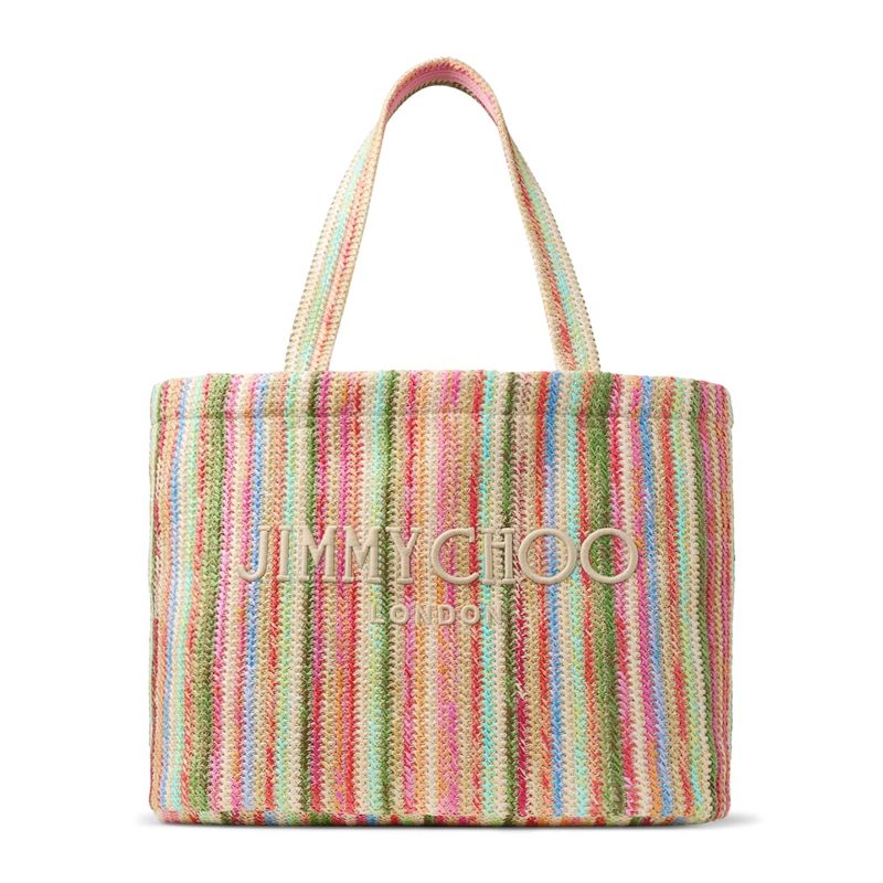 Bolsa Beach Raffia Striped - Mercado de Luxo - O Maior E-Commerce de Bens, Produtos e Serviços de Luxo do Brasil.