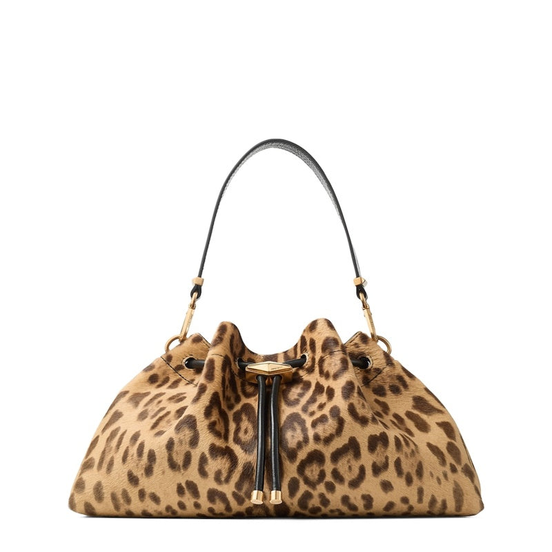 Bolsa Bucket Medium Cinch Leopard Print - Mercado de Luxo - O Maior E-Commerce de Bens, Produtos e Serviços de Luxo do Brasil.