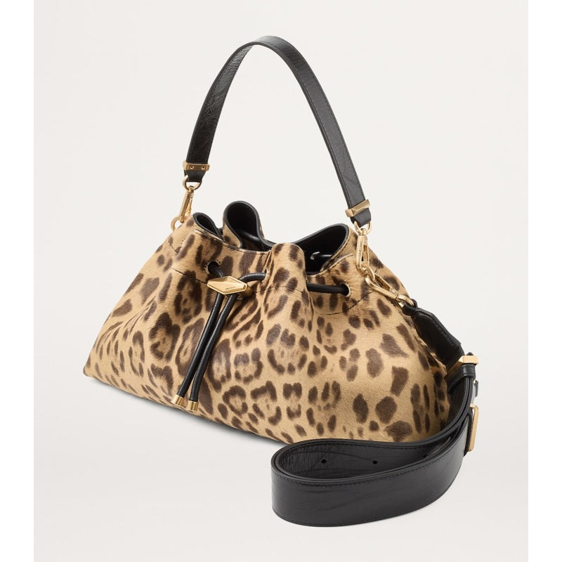Bolsa Bucket Medium Cinch Leopard Print