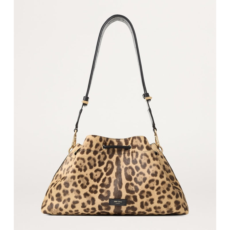 Bolsa Bucket Medium Cinch Leopard Print
