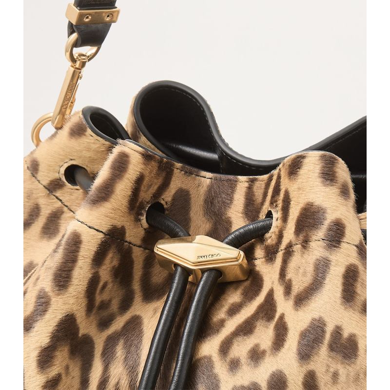 Bolsa Bucket Medium Cinch Leopard Print
