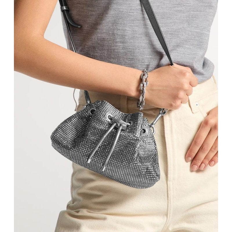 Bolsa Bucket Small Satin Cinch
