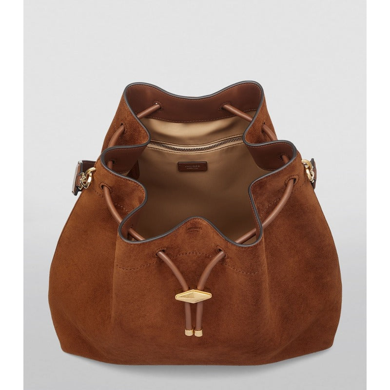 Bolsa Bucket Large Suede Cinch