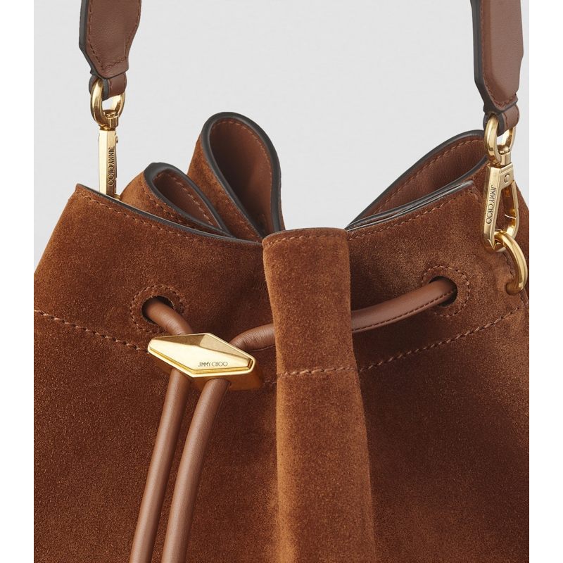 Bolsa Bucket Large Suede Cinch
