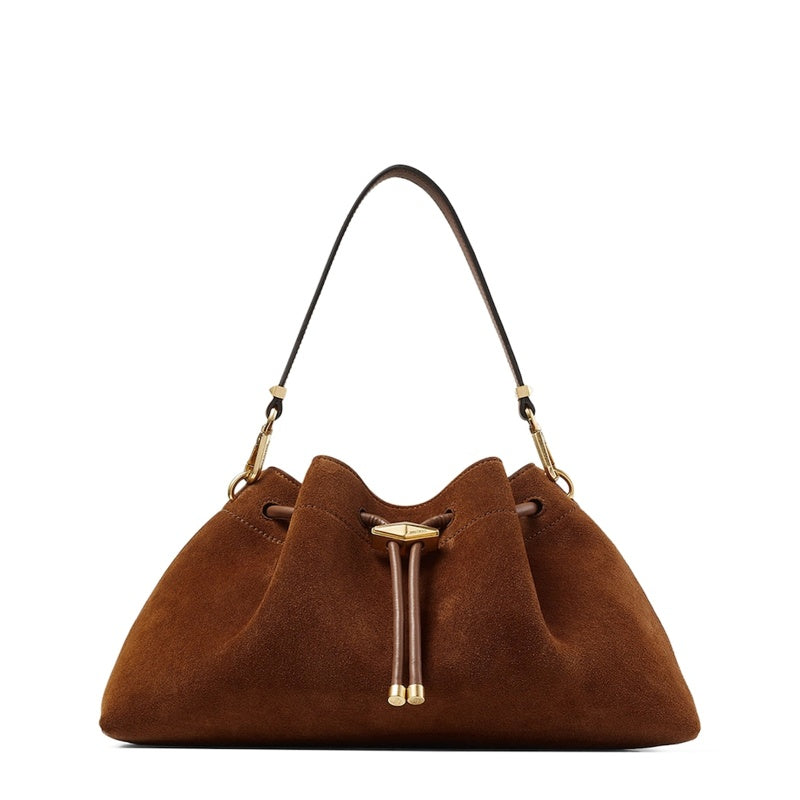 Bolsa Bucket Medium Suede Cinch - Mercado de Luxo - O Maior E-Commerce de Bens, Produtos e Serviços de Luxo do Brasil.