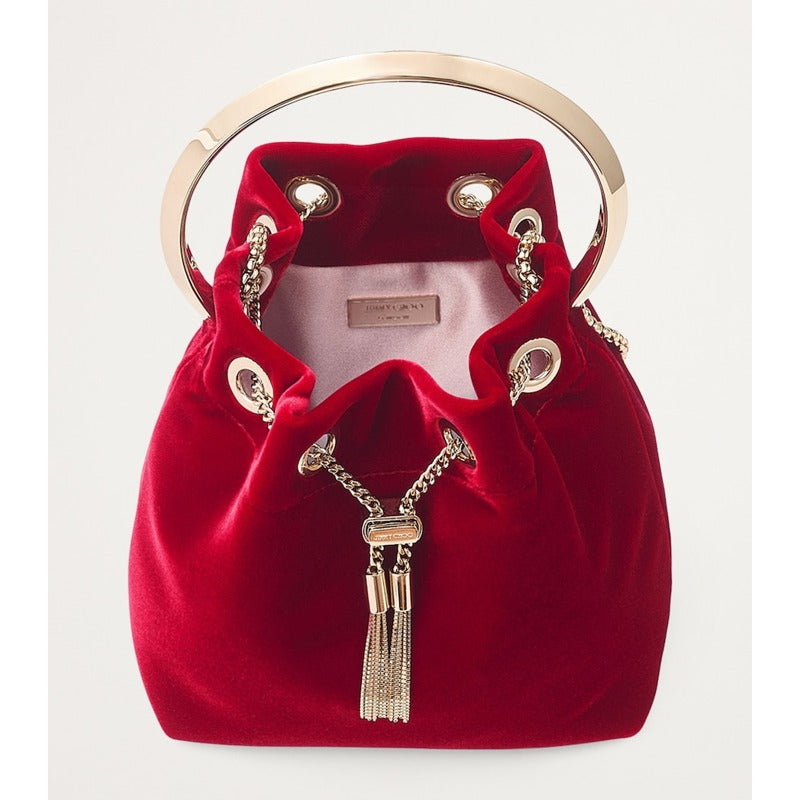 Bolsa Bucket Bon Bon Velvet